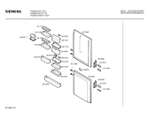 Схема №2 KG36V01 с изображением Дверь для холодильника Siemens 00207895