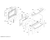 Схема №1 SECD272BB с изображением Вентиляционный канал для духового шкафа Bosch 00368283
