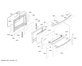 Схема №1 HDI7032U с изображением Винт для электропечи Bosch 00423245