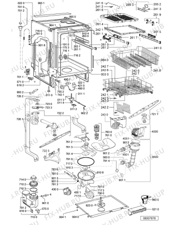 Схема №2 ADG8310 (F091697) с изображением Руководство для посудомойки Indesit C00355982