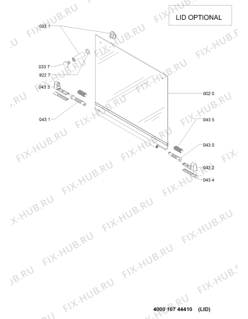 Схема №1 TGZ6642IN (F091941) с изображением Наставление для плиты (духовки) Indesit C00363625