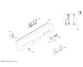 Схема №3 SN25E208EU с изображением Панель управления для посудомоечной машины Siemens 00705870