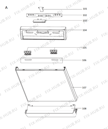 Схема №2 ADP 925 IX с изображением Панель для посудомоечной машины Whirlpool 482000097089