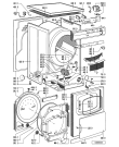 Схема №1 AWZ420 AWZ 420/EU с изображением Клавиша для электросушки Whirlpool 481241348216