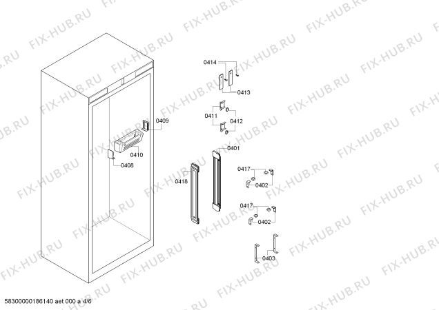 Схема №3 RC472701 с изображением Изоляция для холодильной камеры Bosch 00715111