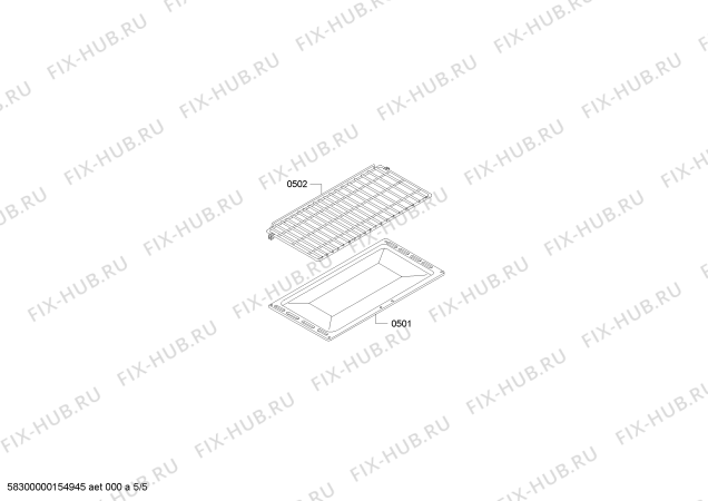 Схема №2 HSB775055N с изображением Панель управления для духового шкафа Bosch 00710528