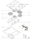 Схема №1 T150   -Ceramic Cooktop(410497, T150) с изображением Всякое для комплектующей Gorenje 230814