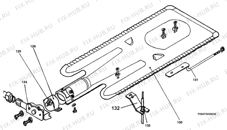 Взрыв-схема плиты (духовки) Electrolux EKG500105W - Схема узла Section 7