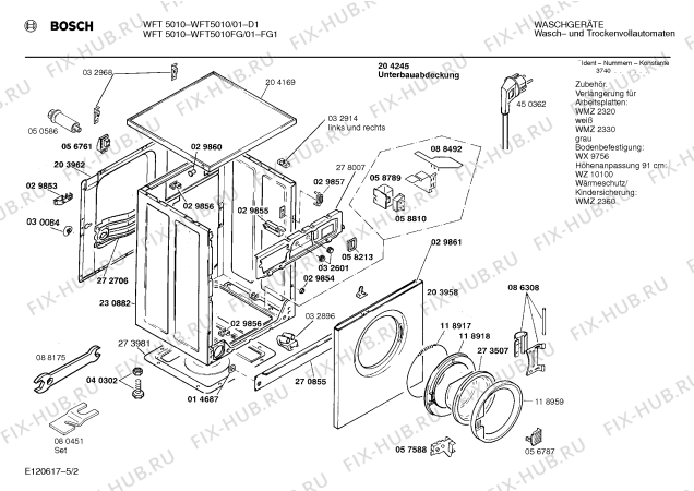 Схема №3 CW31010 CW3101 с изображением Силовой модуль для стиралки Bosch 00273619