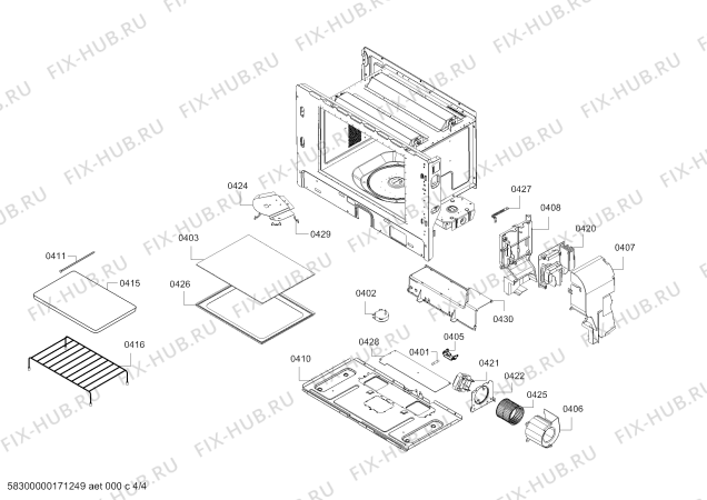 Схема №2 BMP225100 с изображением Набор винтов для электропечи Bosch 00629056