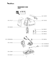 Схема №1 ME658B38/350 с изображением Корпусная деталь для электрошинковки Moulinex SS-193550
