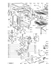 Схема №1 GSF 4751 W weiss GSF 4751 W-WS с изображением Обшивка для посудомоечной машины Whirlpool 481245379501