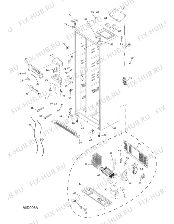 Схема №3 SXBD925FWDUK (F084163) с изображением Всякое для холодильной камеры Indesit C00300574