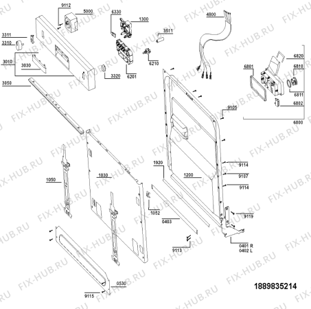 Схема №1 ADL 335 IX с изображением Разбрызгиватель (импеллер) для посудомоечной машины Whirlpool 481290508519