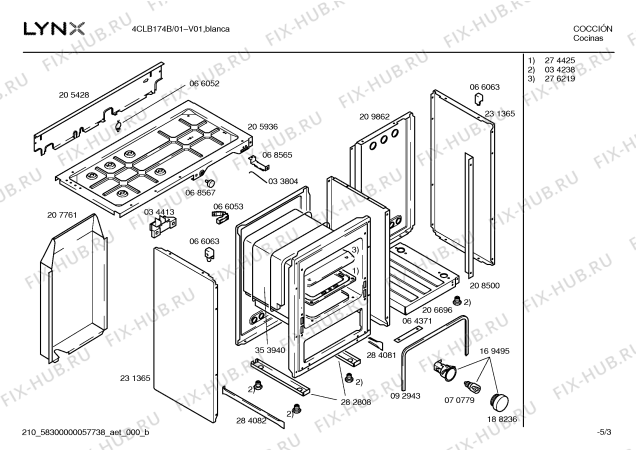 Схема №2 4CIX174B с изображением Панель управления для электропечи Bosch 00432852
