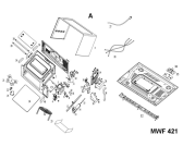 Схема №3 MWF 421 SL с изображением Уплотнение для плиты (духовки) Whirlpool 482000095195