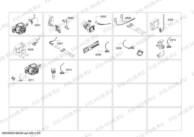 Схема №4 WM4UH641ES с изображением Зажим шланга для стиралки Siemens 00615949