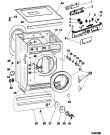 Схема №1 BHWMD742UK (F078614) с изображением Декоративная панель для стиральной машины Indesit C00292024
