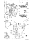 Схема №1 GSIK 6518 WS с изображением Панель для посудомойки Whirlpool 480140100664