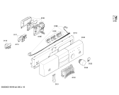 Схема №1 DRS4507 с изображением Передняя панель для электропосудомоечной машины Bosch 00700912