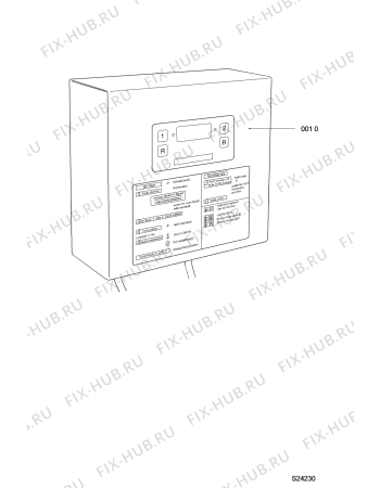 Схема №1 CS 3002 с изображением Блок управления для стиралки Whirlpool 481990800553