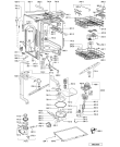Схема №1 W 75 с изображением Панель для электропосудомоечной машины Whirlpool 481245372575