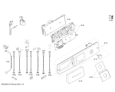 Схема №1 WAS287B1FF Logixx 8 Sensitive Système anti-taches с изображением Панель управления для стиральной машины Bosch 00672553