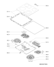 Схема №1 PCTOC141160NE с изображением Втулка для плиты (духовки) Whirlpool 480121104125