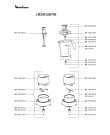 Схема №2 LM242127/700 с изображением Часть корпуса для электроблендера Moulinex MS-0A04539