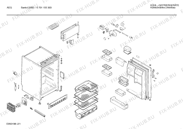 Схема №1 KT14N30 с изображением Поднос для холодильника Bosch 00094807