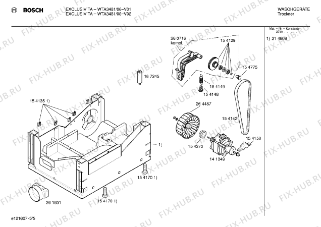 Схема №2 WTL5580 Exclusiv TK COMFORT PLUS с изображением Крышка кнопки для сушильной машины Bosch 00167306
