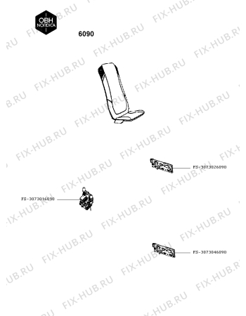Схема №1 6090 с изображением Всякое для массажера Seb FS-3073016090