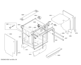 Схема №1 SBI47M15EU с изображением Передняя панель для посудомойки Bosch 00671827