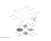 Схема №2 PHCB595F50 с изображением Стеклокерамика для электропечи Bosch 00712893