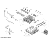 Схема №3 SMV40T10GB с изображением Передняя панель для электропосудомоечной машины Bosch 00709269