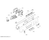 Схема №2 SGS46E08GB с изображением Панель управления для посудомойки Bosch 00449113