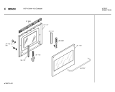 Схема №3 HEP115A с изображением Планка ручки для духового шкафа Siemens 00287727