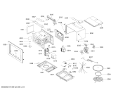 Схема №1 HF22G260 с изображением Панель для свч печи Siemens 00672604