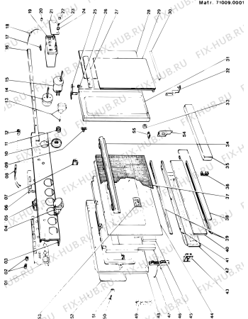 Схема №4 A5S42E370 (F000398) с изображением Клавиша для духового шкафа Indesit C00020221