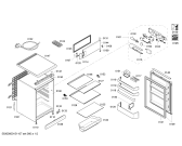 Схема №1 KTL71E23 с изображением Стеклопанель для холодильника Bosch 00678566
