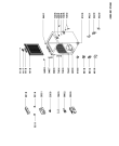 Схема №1 CF 19T с изображением Реле перегрузки для холодильной камеры Whirlpool 480132103009