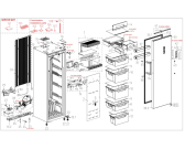 Схема №2 UPAH1832KUK (F089865) с изображением Обшивка для холодильной камеры Indesit C00552519