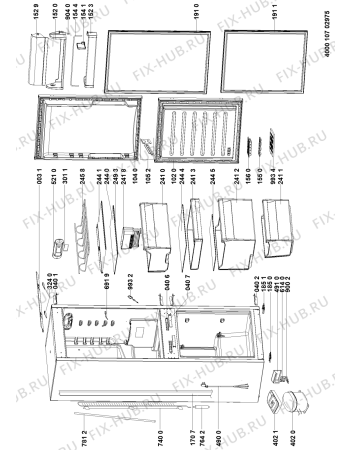 Схема №1 CBDC181 (F090395) с изображением Руководство для холодильной камеры Indesit C00346523