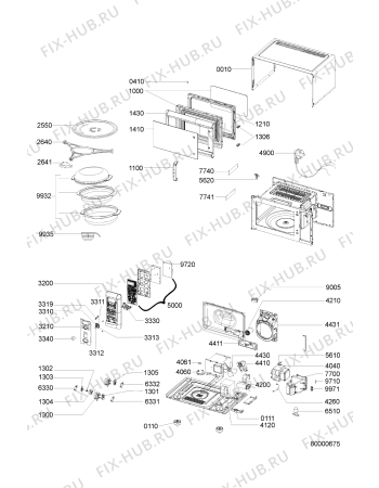 Схема №1 VT 252 WH с изображением Субмодуль для микроволновки Whirlpool 481220988117