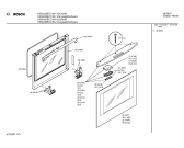 Схема №3 HEN222BEU с изображением Панель управления для плиты (духовки) Bosch 00296153