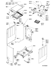 Схема №1 AWE5727 с изображением Модуль (плата) для стиральной машины Whirlpool 488000520502