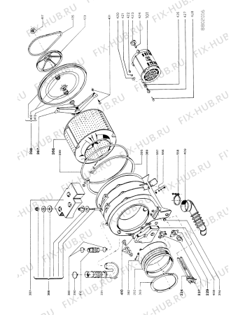 Схема №1 AWG 371/7 P с изображением Пружинка для стиралки Whirlpool 481949268619