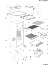 Схема №1 BA23BLUEAIR (F016713) с изображением Руководство для холодильной камеры Indesit C00054557