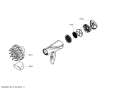 Схема №1 SC8355 ESSENTIAL с изображением Диффузор для электрофена Bosch 00613532