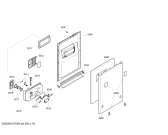 Схема №3 S49T45B1EU с изображением Передняя панель для посудомойки Bosch 00665157